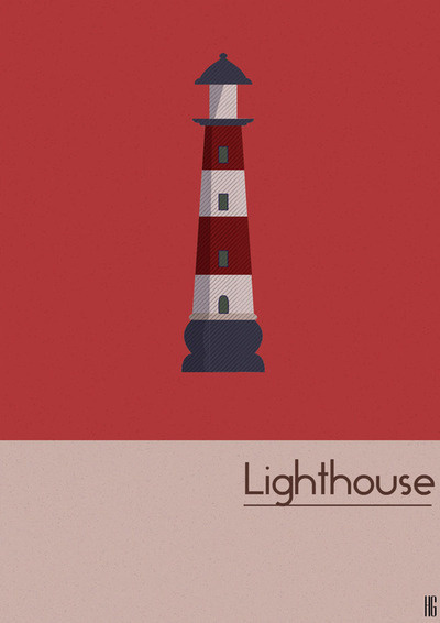 Lighthouse - Design by graphonaute #design #graphic #lighthouse #minimalism #illustration #building