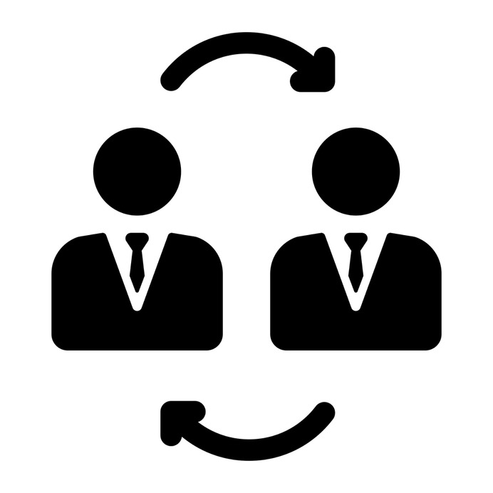 See more icon inspiration related to businessmen, people, manager, arrows and stick man on Flaticon.