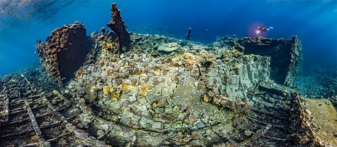 Wreck of the Chrisoula K by Tobias Friedrich
