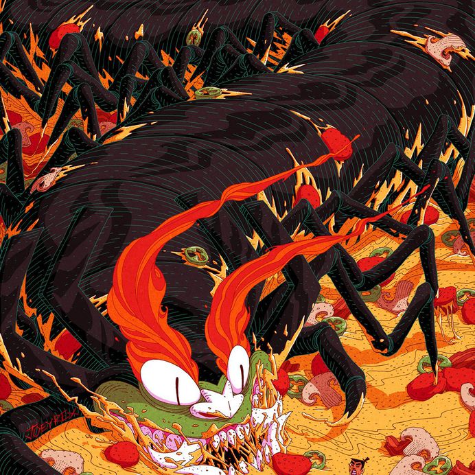 AKU'S PIZZA PARTY - SPIRIT OF THE SAMURAI CHARITY ZINE