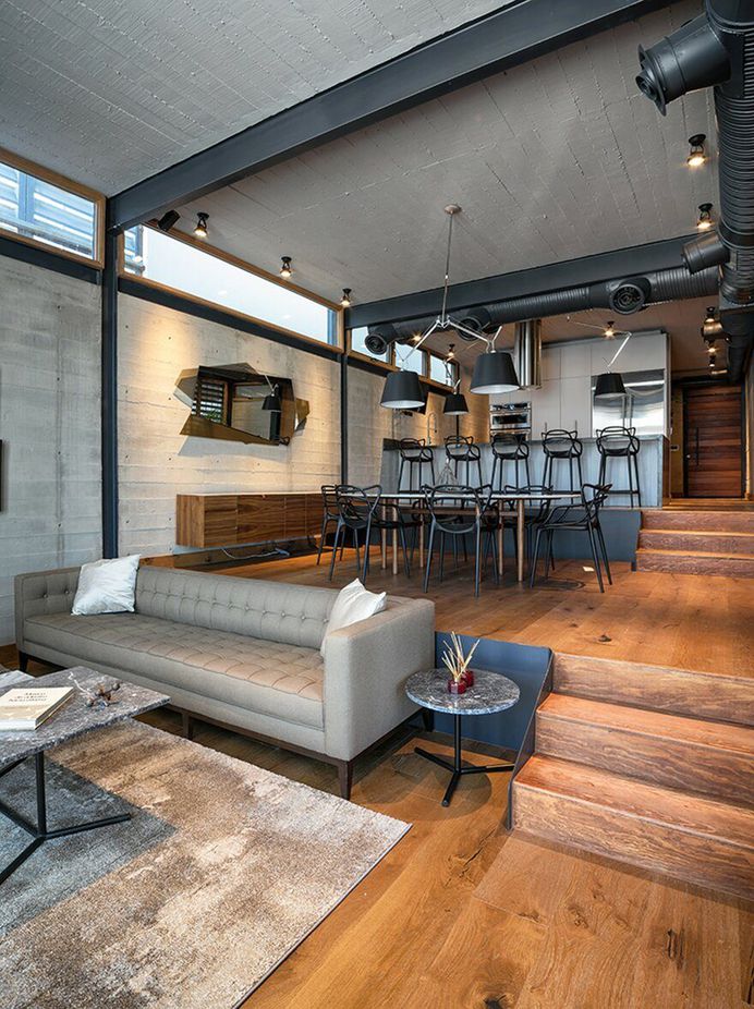 Sustainable Smart House Built with Concrete, Steel and Wood 4