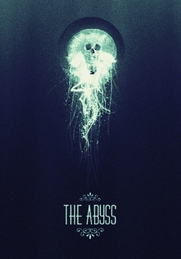 Heitor Kimura #design #sea #poster #type #skull #light