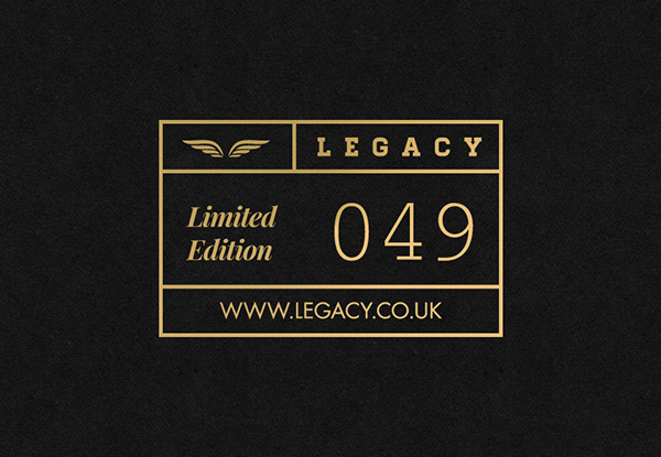 LEGACY Cap Co. // Branding on Behance #logomark #branding #apparel #retro #texture #brand #identity #gold #logo #trend #style