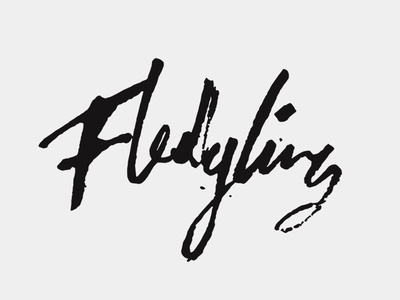 Fledgling Logotype #lettering