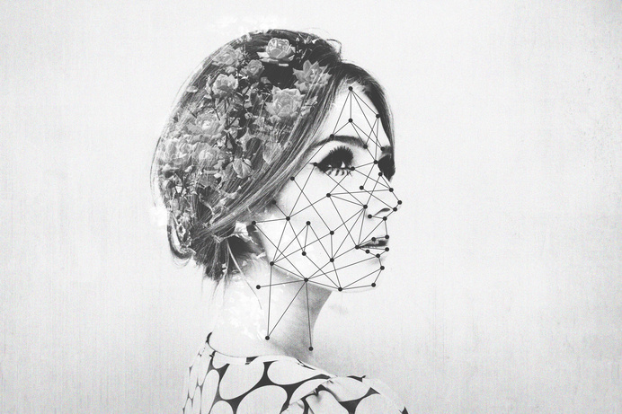 Maybe by Edgar Hernandez #abstract #model #album #white #design #black #exposure #landscape #dots #cover #photography #artwork #double #art #and #flowers