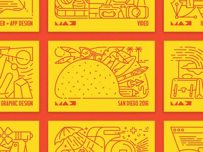 Adobe MAX postcards