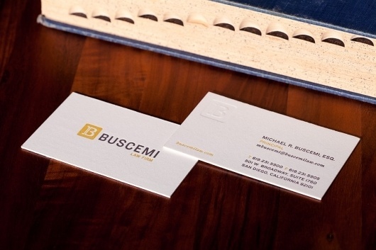 BUSCEMI LAW FIRM - Brian Lamb #letterpress #the #letter #b #law