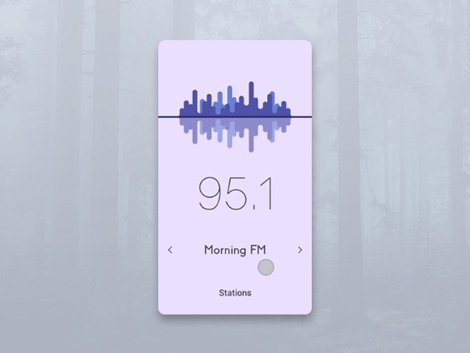 Radio App UI Design