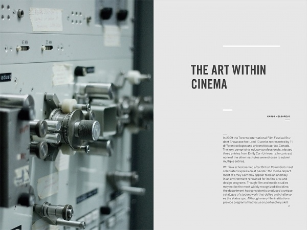 2010 ECUAD Grad Catalogue - Vitae Design #print