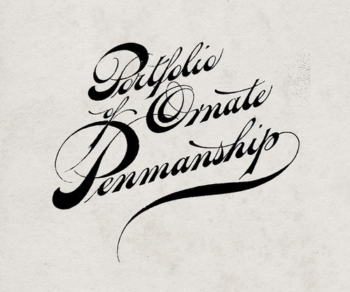 All sizes | vintage calligraphy | Flickr - Photo Sharing! #portfolio #lettering #hand #ornate