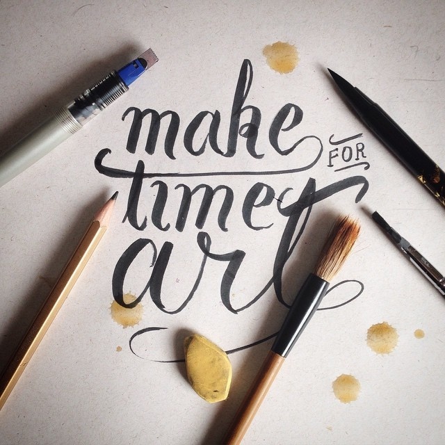 Make time for art.