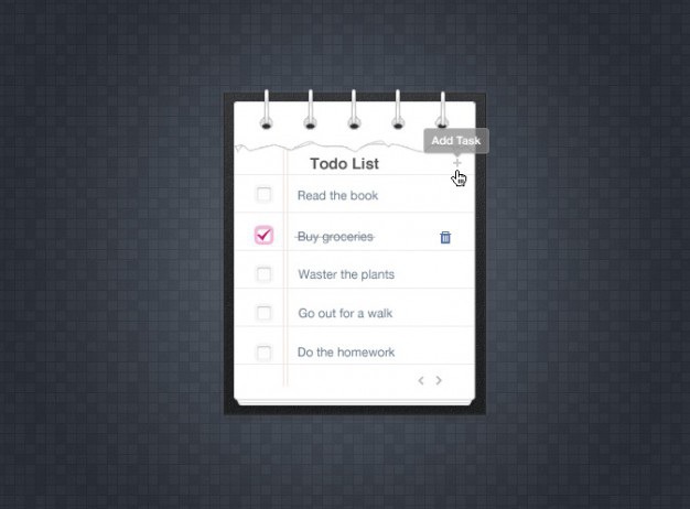 To do list simple design psd Free Psd. See more inspiration related to Design, List, Schedule, Psd, Software, Trash, Simple, Material, Interface, Checkmark, Task, Horizontal, Delete and Interface design on Freepik.