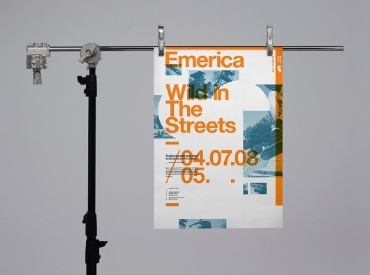 Six #print #orange #poster #typography