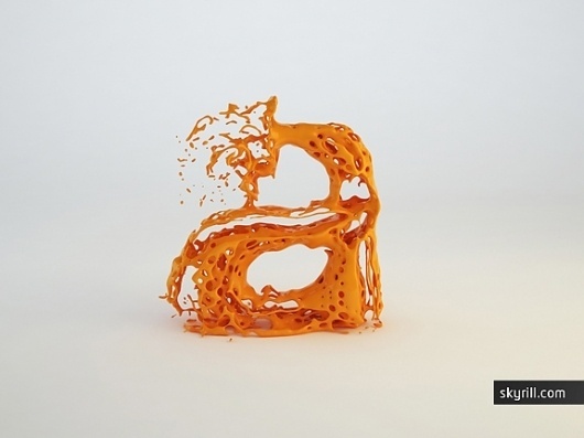 Type Fluid Experiment | skyrill.com #type #fluid
