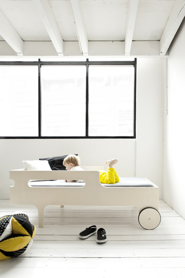 R toddler bed by Rafa Kids - modern, playful and functional toddler bed - www.homeworlddesign (13) #kids #bed #toddler