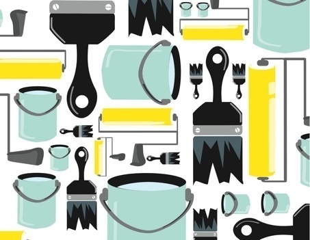 Design- Suburaban #paint #illustration #pattern #icons