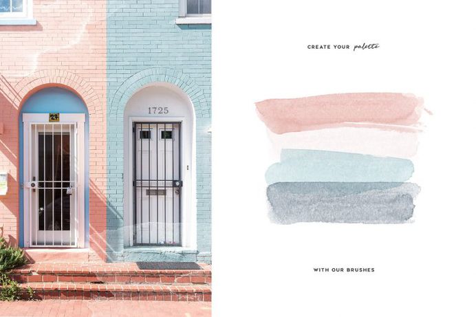 Aurora Watercolor Brushes Collection