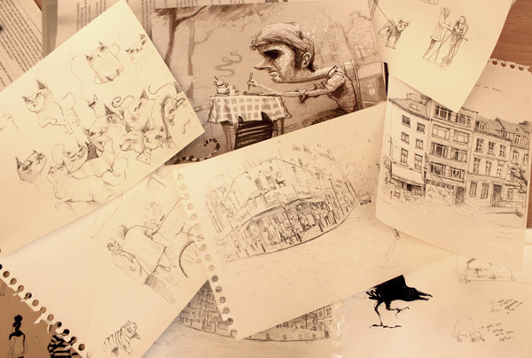 CJWHO ™ (Brussels in shorts by Antonio Segura Donat "Me...) #amazing #design #illustration #art #drawing