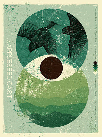 GigPosters.com - Appleseed Cast - Dreamend #gig #poster