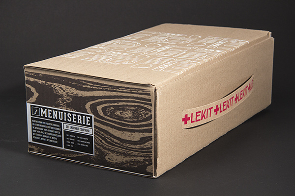 Le KIT #branding #packaging #box #wood #tool #menuiserie #carpentry #kit #le #carpenter