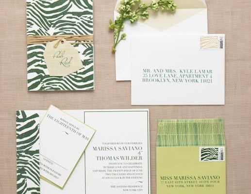 Green Wedding Stationery #green #skin #animal #invitation