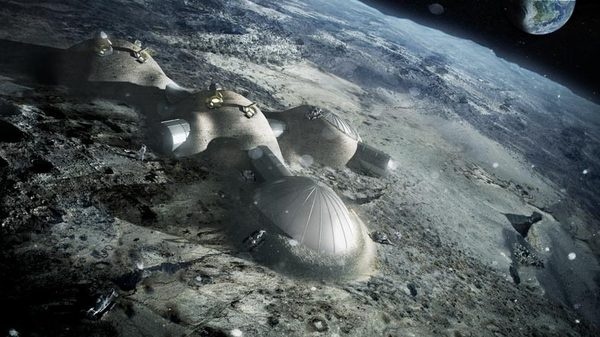 Foster + Partners to 3D print buildings on the moon #print #architecture #3d