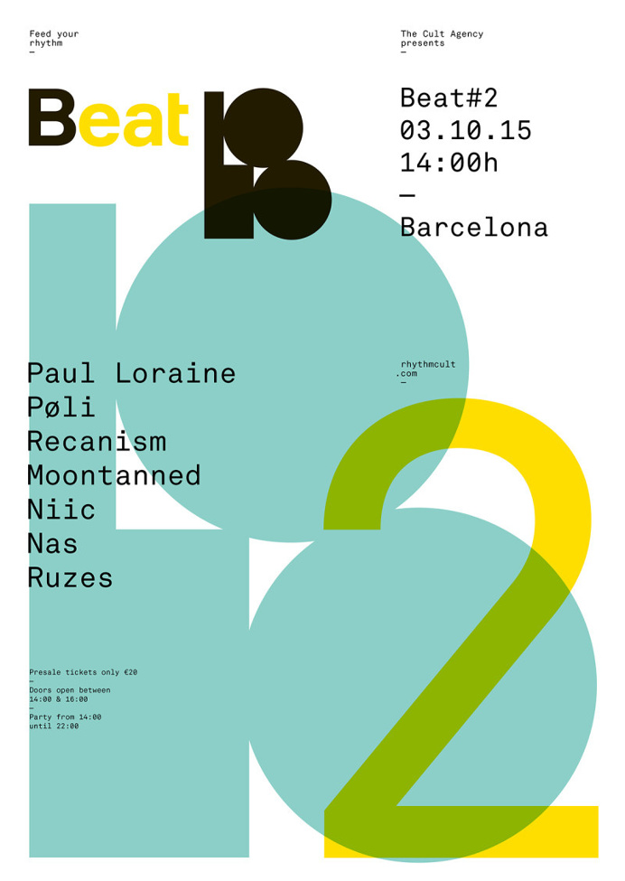 Modernist Swiss Style Posters by Quim Marin
