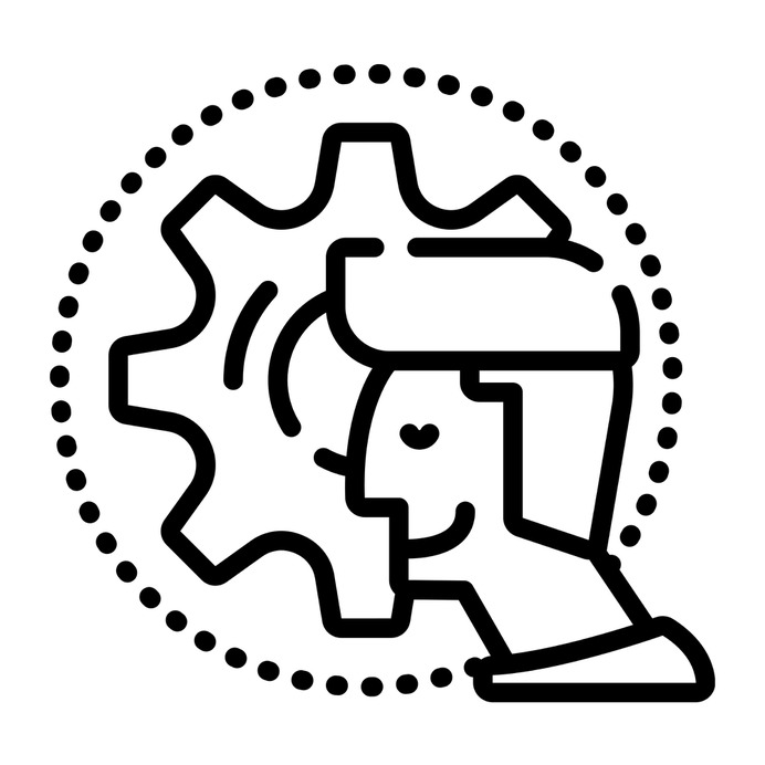 See more icon inspiration related to mind, think, process, thought, business and finance, thinking, gears, knowledge, intelligence, education, user, gear and people on Flaticon.