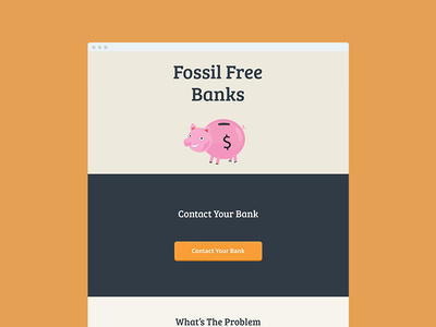Banks Page #responsive #button #ui #website #piggy #illustration #bank #web