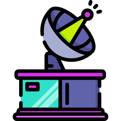 See more icon inspiration related to antenna, miscellaneous, radio antenna, satellite dish, wireless connectivity, satellites, satellite, parabolic, electronics, communications, signal, nature and technology on Flaticon.