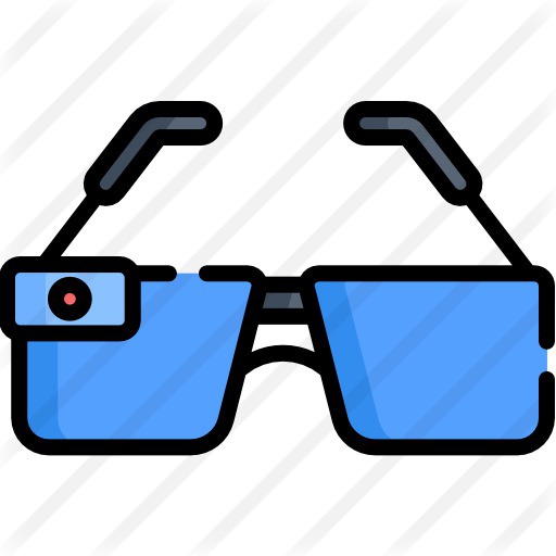 See more icon inspiration related to Virtual glasses, vr glasses, augmented reality, ar glasses, virtual reality, gaming, electronics, glasses, digital, multimedia and technology on Flaticon.