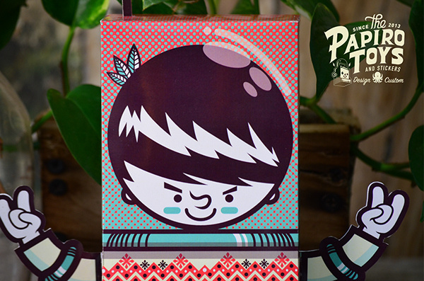 PAPER TOYS SERIE I on Behance #vector #astronaut #illustration #paper #toy