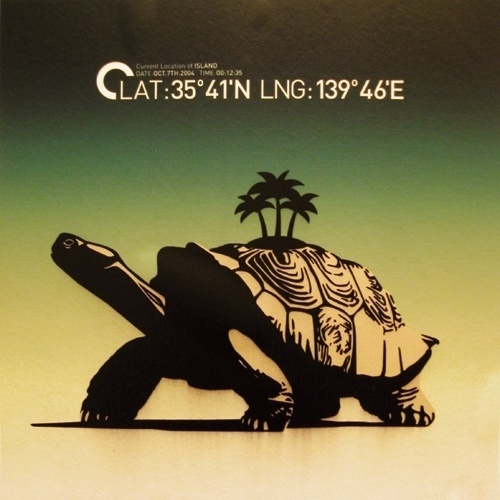 POWER GRAPHIXX inc. : Graphic #stencil #island #turtle