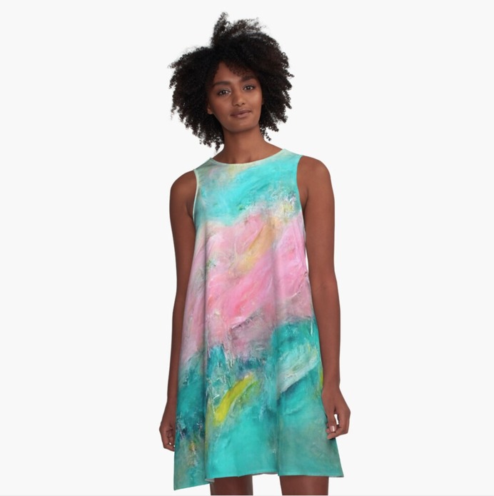 Pink Flamingo A-Line Dress