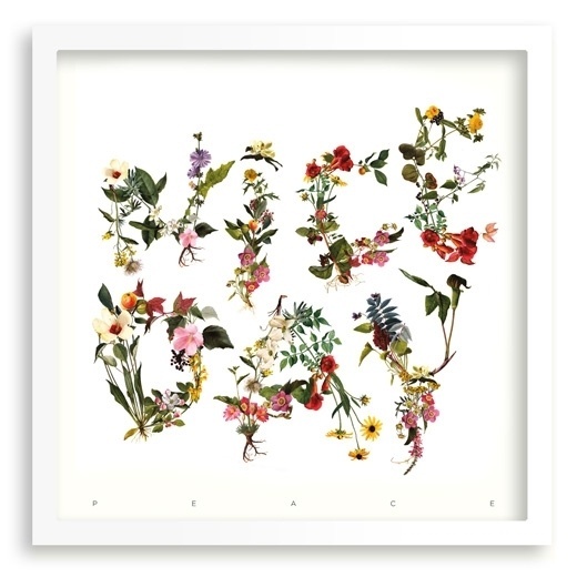 Francesc Moret #type #print #flowers