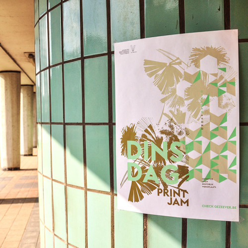 #screenprint #gezeever #poster #zeefdruk #printjam #antwerp