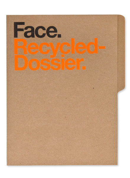 Face — Design by Face. #print #dossier #folder #stationery