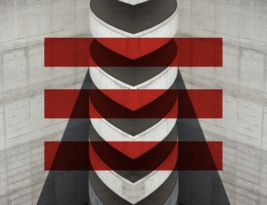 Spine of god #spine #abstract #concrete #red #carpark #of #reflection #god