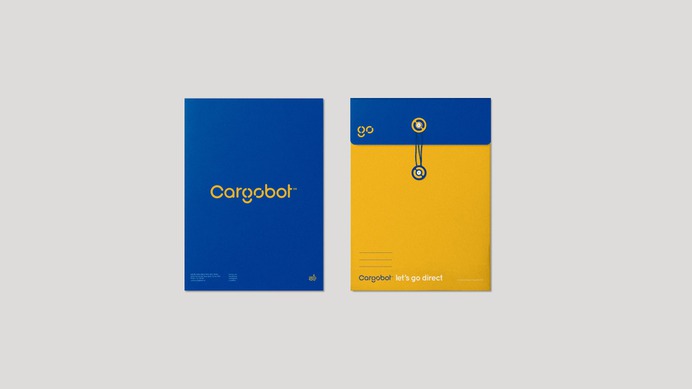 Cargobot - Mindsparkle Mag Hachetresele designed Cargobot's identity, which is inspired by classical modernism. His functionalist personality alludes to the simplicity of movement as the main identity axis. #logo #identity #branding #design #color #photography #graphic #design #gallery #blog #project #mindsparkle #mag #beautiful #portfolio #designer