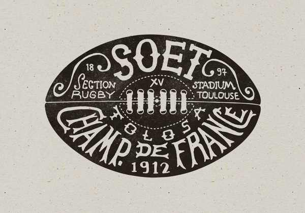 http://www.bmddesign.fr/stade_toulousain/section_rugby9.jpg #rugby #lettering #illustration #type #hand