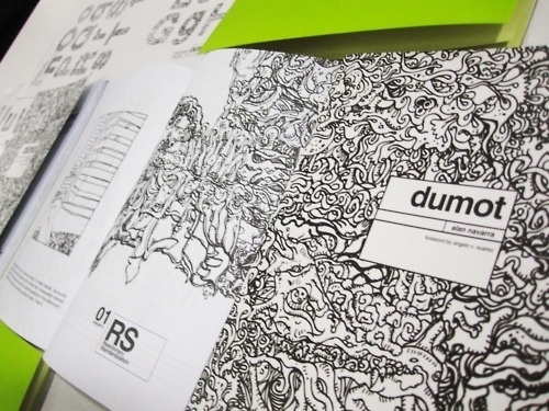 Inbetweendays — Dumot is a book that illustrates fragments of a... #cover #book #typography