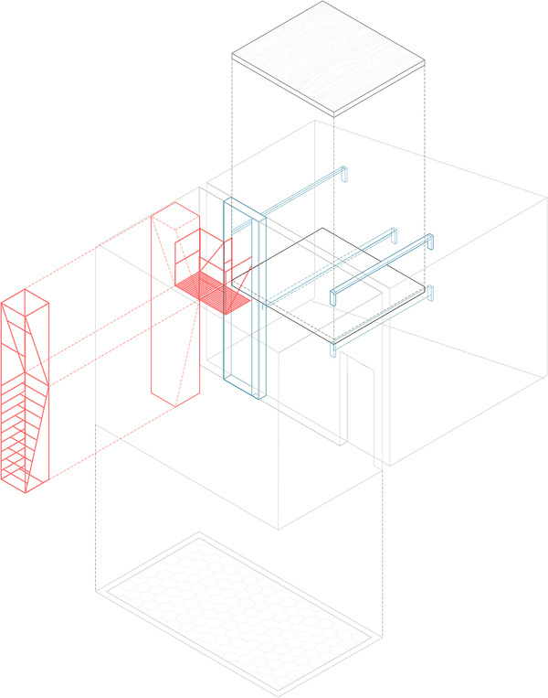 00 #drawings #axons #interiors #architecture #stairs