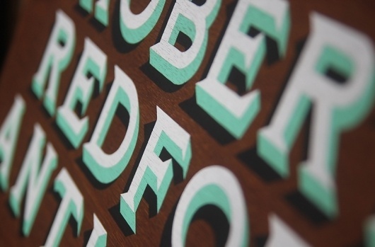 Archie McLeish | ▲ Graphics / Design / Illustration / Painting / & Beyond #wood #classic #signpaint #typography