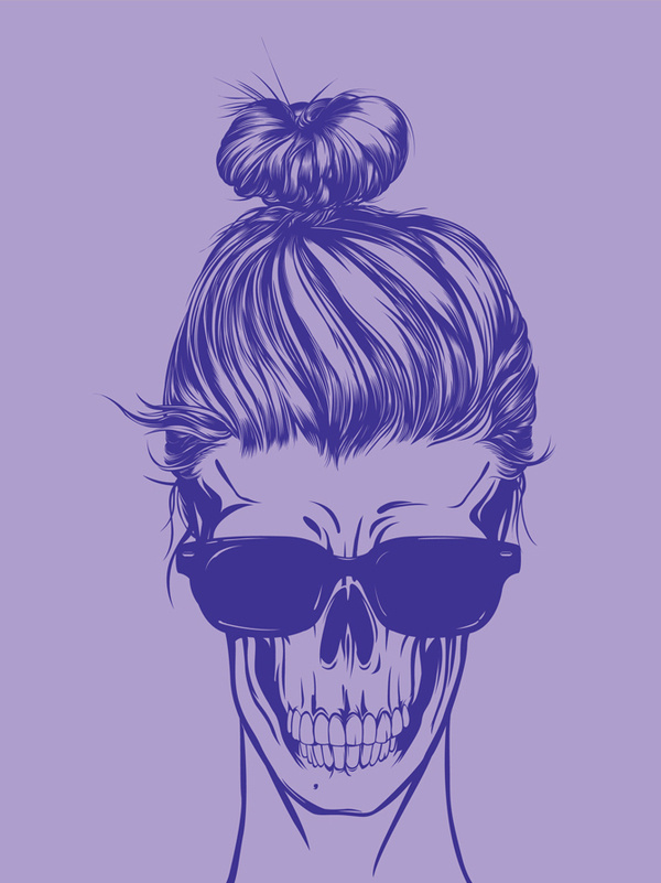 Skull Girls (pt.1) on Behance #skull #girls