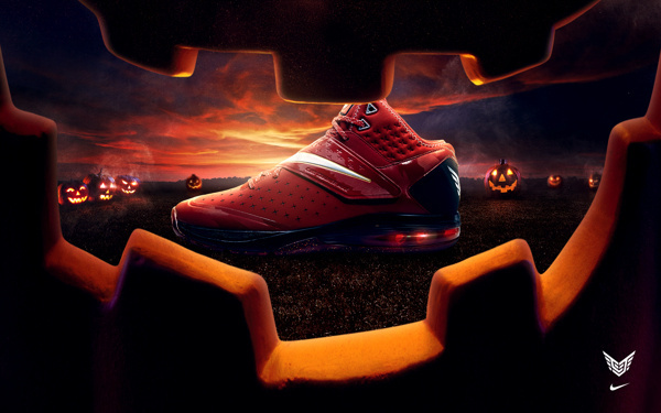 Nike Fright Night on Behance #fright #halloween #night #nike #poster