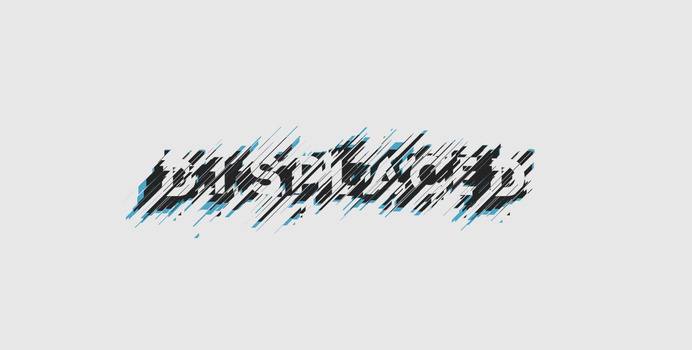 Typography by Ion Lucin | LLGD.NET #design #typeface #displaced #type #altered