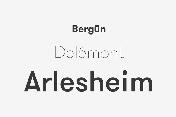 GT Walsheim Font Medium, Ultra Light, Medium #font #typography