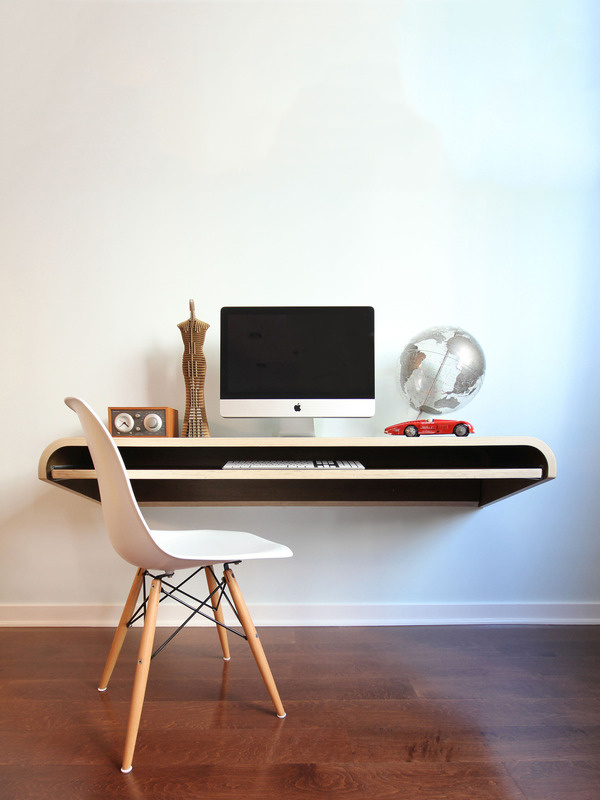 Float Desk Walnut Gilt Home #gilt #environment #clean #product #desk #minimal #mac