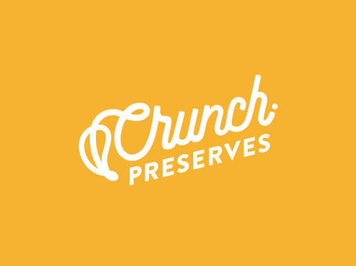 Crunch Preserves Logo Design by Studio Marché // Brand and packaging design for an artisan food producer from the Margaret River, WA by S