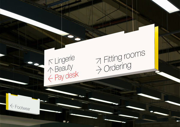 GTF — M&S Wayfinding #graphic design #wayfinding #signage #gtf